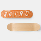 Skateboard Rétro - Orange (Horz)