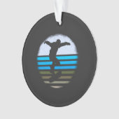 Skateboard  Retro Ornament (voorkant)