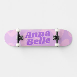 Skateboard Retro Pastel Purple Super Typographie moderne