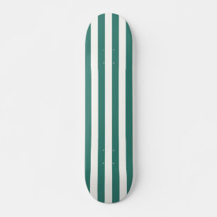 Skateboard Retro Preppy Sportswear Stripes - Field Green