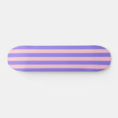 Skateboard Retro Preppy Sportswear Stripes - Rose violet (Horz)
