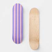 Skateboard Retro Preppy Sportswear Stripes - Rose violet (Recto)