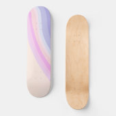 Skateboard Retro Rainbow Wave #2 #wall #art (Recto)