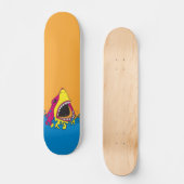 Skateboard Rétro semaine de requin des années 80 (Recto)