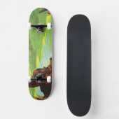 Skateboard Retro Space Travel Poster-Une mission de science d (Recto)