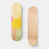 Skateboard Retro Sunrise Glam #1 #wall #art (Recto)
