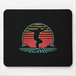 Skateboard Retro Vintage 80s Stijl Skateboarder Ca Muismat