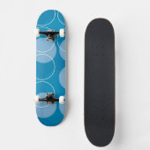 Skateboard Rétros cercles (Recto)