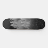 Skateboard Rêve de Galaxie de la Forêt Noire et Blanche #1 #d (Horz)