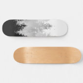 Skateboard Rêve de la Forêt Noire & Blanche #1 #décoration #a (Horz)