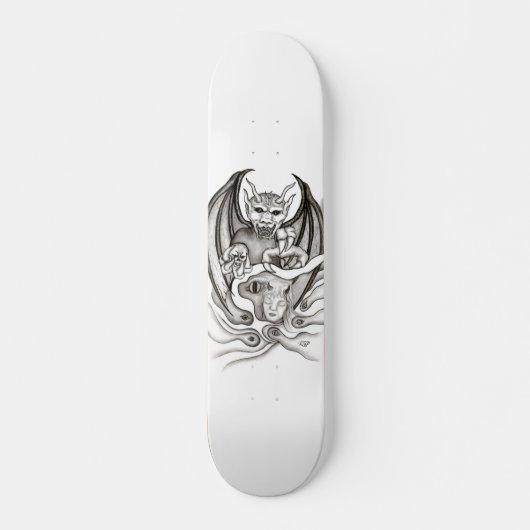 Skateboard Rêve de minuit - démons (Devant)