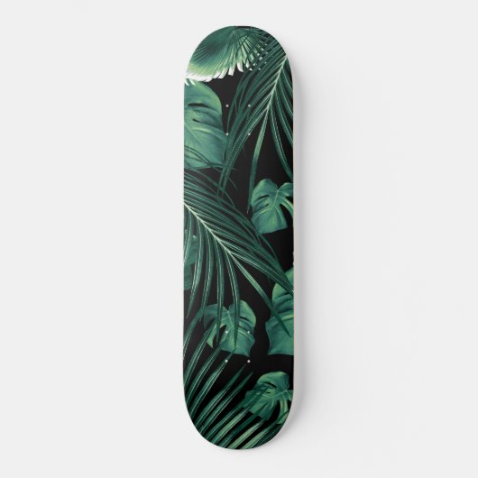 Skateboard Rêve des Feuilles de la Jungle tropicale #6 (Recto)