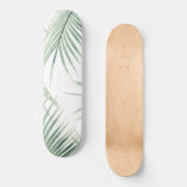 Skateboard Rêve des Feuilles de palmiers verts #3 #tropical # (Recto)