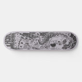 Skateboard Rêves acides dans la lumière de la lune (Horz)