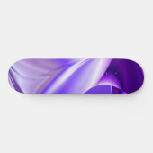 Skateboard Rêves de fleurs violettes (Horz)