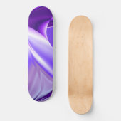 Skateboard Rêves de fleurs violettes (Recto)