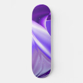 Skateboard Rêves de fleurs violettes (Recto)