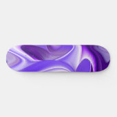 Skateboard Rêves de fleurs violettes (Horz)