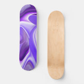 Skateboard Rêves de fleurs violettes (Recto)