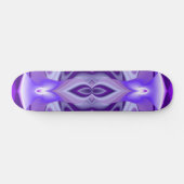 Skateboard Rêves de fleurs violettes (Horz)