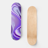 Skateboard Rêves de fleurs violettes (Recto)