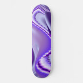 Skateboard Rêves de fleurs violettes (Recto)
