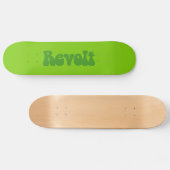 Skateboard Révolte - Tons verts (Horz)