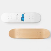 Skateboard Rhinocéros bleu (Horz)