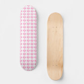 Skateboard Ribbon de sensibilisation au cancer du sein Aquare (Recto)