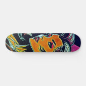 Skateboard Ride the Artistic Vibe : Cute Pop Art Girl (Horz)