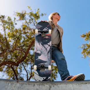 Skateboard Ride the Thrill : Là où l'art et l'asphalte conver