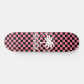 Skateboard Rien de personnel Vaporwave Checkerboard Motif (Horz)