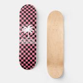 Skateboard Rien de personnel Vaporwave Checkerboard Motif (Recto)