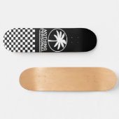 Skateboard Rien du tableau de bord trempé par un vérificateur (Horz)