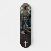 Skateboard Rien n'est impossible avec Dieu (Devant)