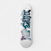 Skateboard Rip Curl Splash Surf vers le haut Slogan de script (Devant)
