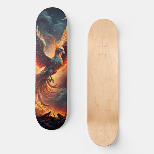 Skateboard Rising Phoenix (Recto)