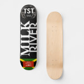 Skateboard RIVIÈRE DE LAIT Planche à roulettes (Recto)