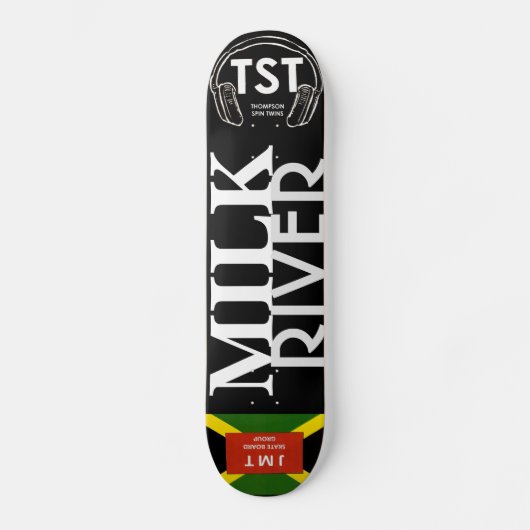 Skateboard RIVIÈRE DE LAIT Planche à roulettes (Recto)
