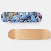 Skateboard Robot d'art de rue coloré (Horz)