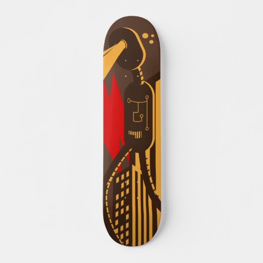 Skateboard Robot isolé (Devant)