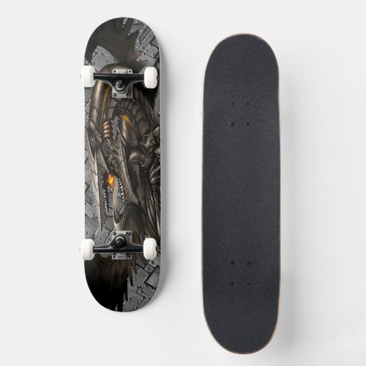 Skateboard Robotique Dragon (Recto)