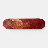 Skateboard Roche peinte en rouge (Horz)