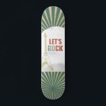 Skateboard Rock and Roll Modern<br><div class="desc">Avec un design de guitare électrique funky ces planches sont des oeuvres d'art modernes. Parfait pour les adeptes de l'adrénaline et les amateurs de musique.</div>