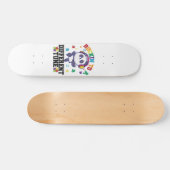 Skateboard Rocking to a Different Tune Cute Panda Autism (Horz)