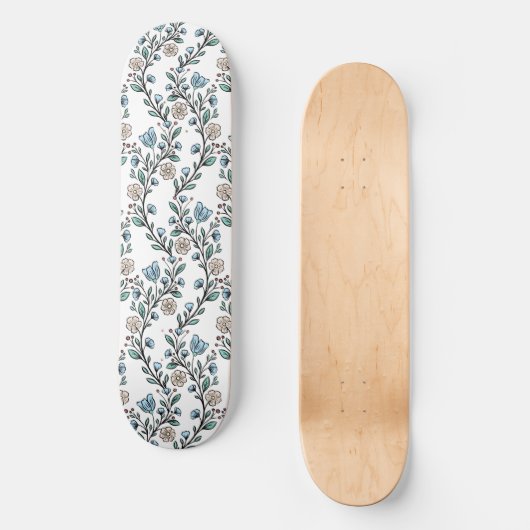 Skateboard Rococo pattern (Recto)