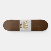 Skateboard Roi/Couronne (Horz)