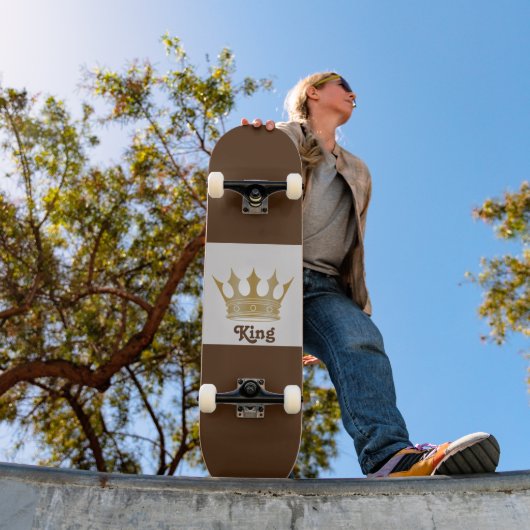 Skateboard Roi/Couronne (Extérieur 1)
