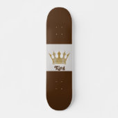 Skateboard Roi/Couronne (Devant)