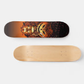 Skateboard Roi de citrouille de Halloween (Horz)